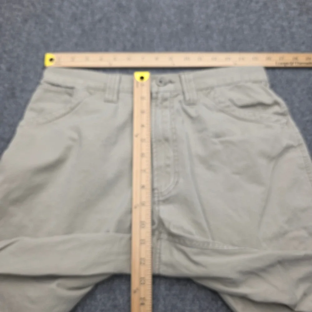 Old‎ Navy Mens Khaki Carpenter Shorts W31 Cotton Tan Utility Relaxed Fit Y2K 90s